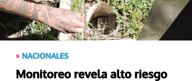 Monitoreo revela alto riesgo de transmisión de dengue y autoridades refuerzan medidas de prevención