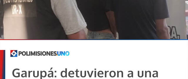 Garupá: detuvieron a una pareja acusada de robar a una vendedora en la Plaza 9 de Julio