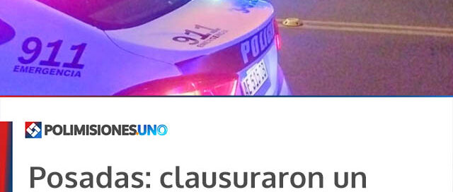 Posadas: clausuraron un bar pool en el centro por no acreditar el levantamiento de una clausura previa