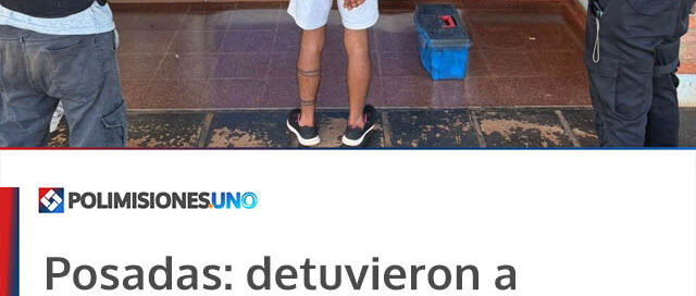 Posadas: detuvieron a “Manu” por un robo en el barrio Rincón del Sur y recuperaron los elementos sustraídos