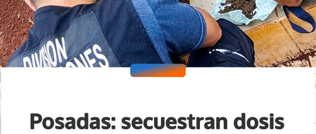 Posadas: secuestran dosis de marihuana listas para la venta tras un operativo policial