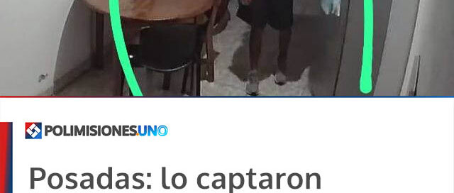 Posadas: lo captaron cámaras robando y la Policía lo detuvo en el barrio Fátima